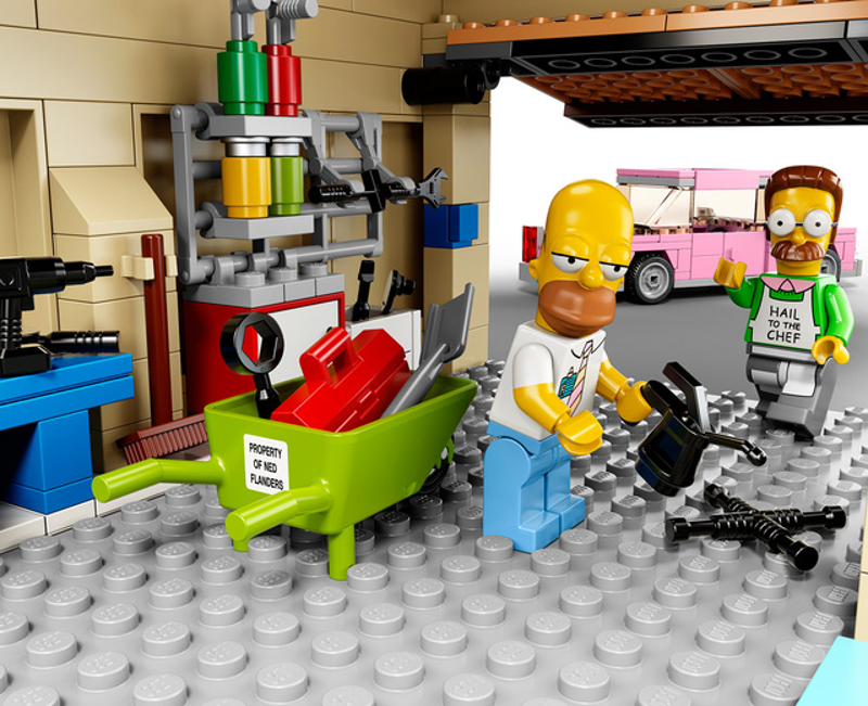 Illustration for article titled La casa Lego de los Simpson es un pequeña obra de arte